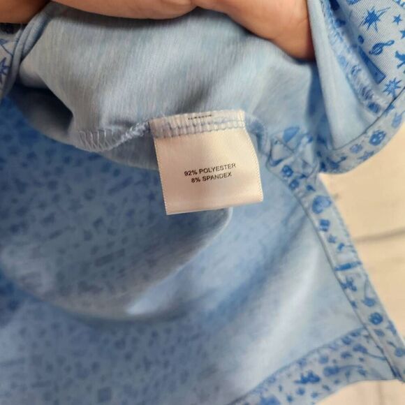 Peter Millar Mens Light Blue Embroidered Golf Polo Top Size XL Comfort - Picture 10 of 11